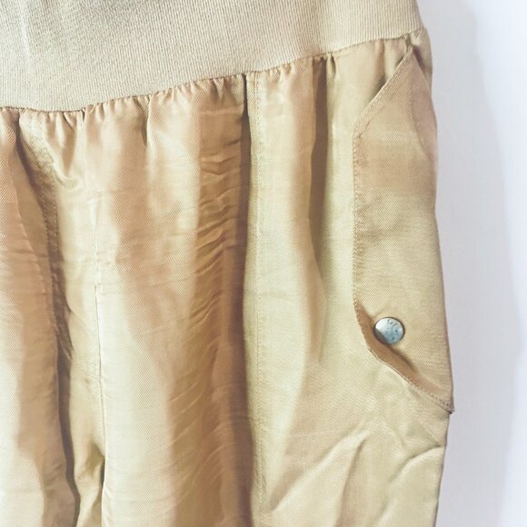 Cinq à Sept “Tous Les Jours” Satin Cargo Pants – Beige, Size L, Made in China - Picture 8 of 17